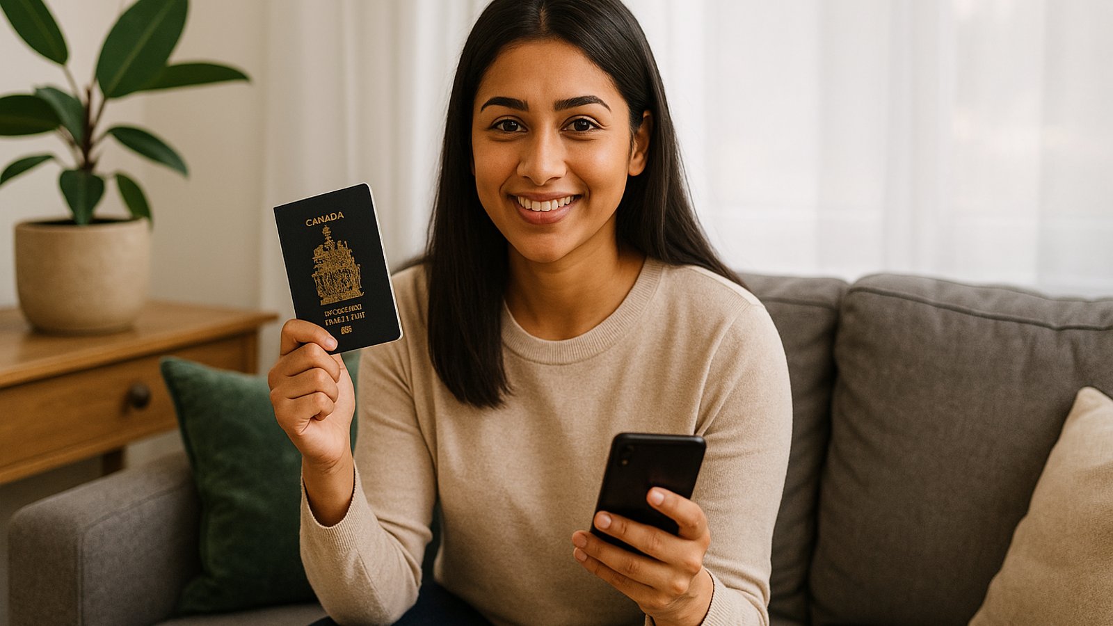 Recién llegada/o abriendo cuenta bancaria con guía amable y profesional